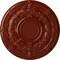 Ekena Millwork Dauphine Ceiling Medallion (Fits Canopies up to 13 1/4"), Hnd-Painted Firebrick, 33 7/8"OD x 1 3/8"P CM33DAFIF - alternate 1